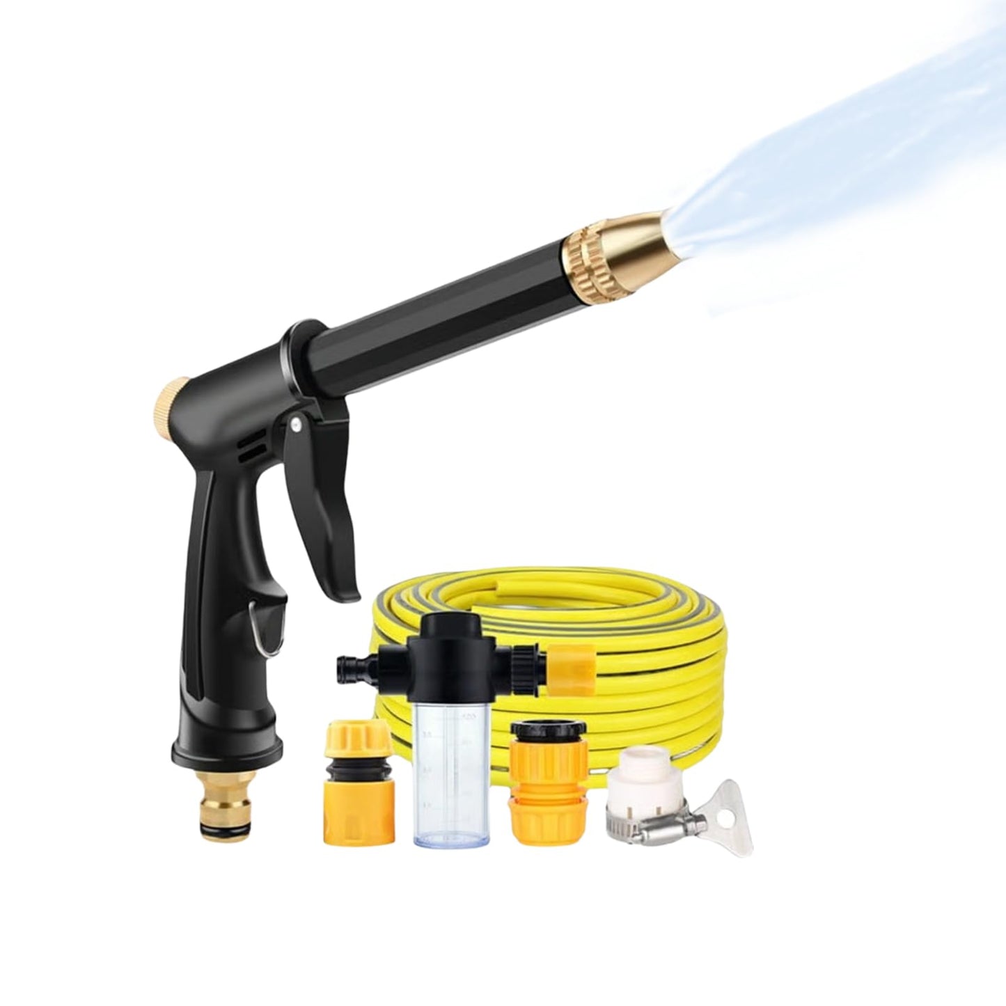Multifunctional High Pressure Car Wash Spray Gun Hose Set