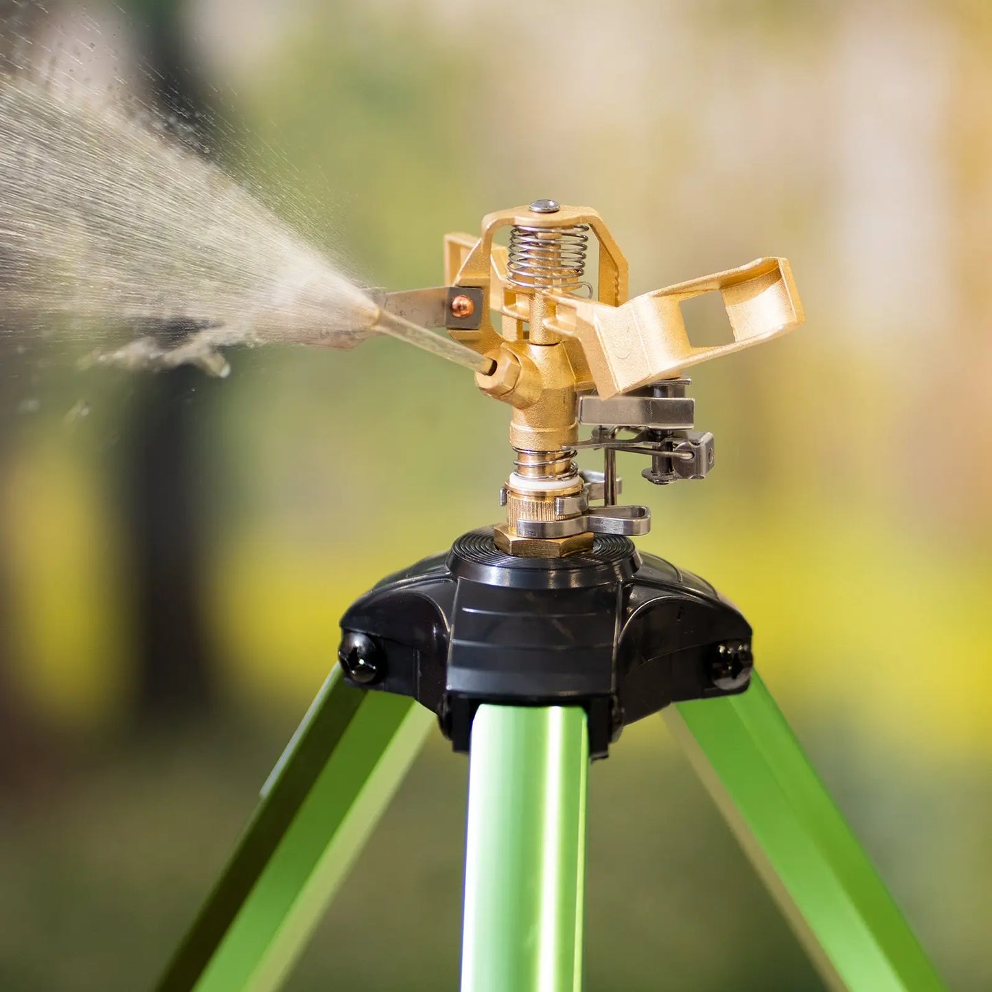 360 Degree Adjustable Tripod Impact Lawn Sprinkler