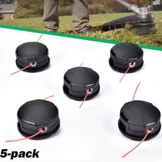 5 Pack Trimmer Line Replacement Heads Fit Echo Speed Feed 400 SRM 225 Lawn Weeder Cutting Parts