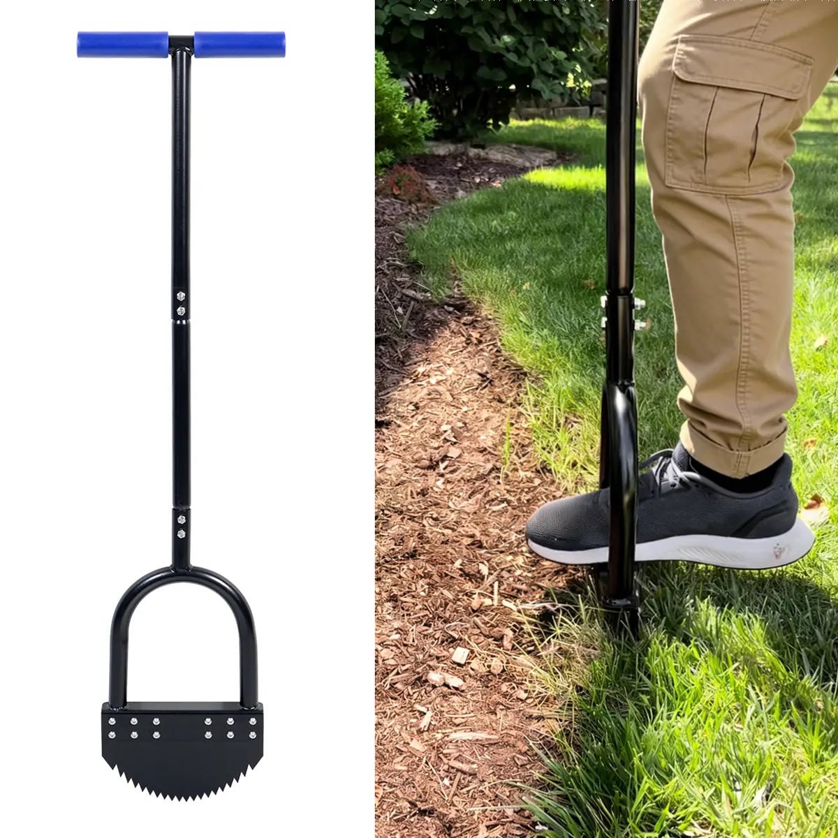 Manual Wide Footplate Garden Bed Edger Tool